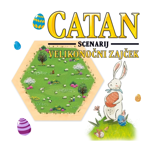 Scenarij Velikonočni zajček za osnovno igro Catan Scenarij Velikonočni zajček za osnovno igro Catan