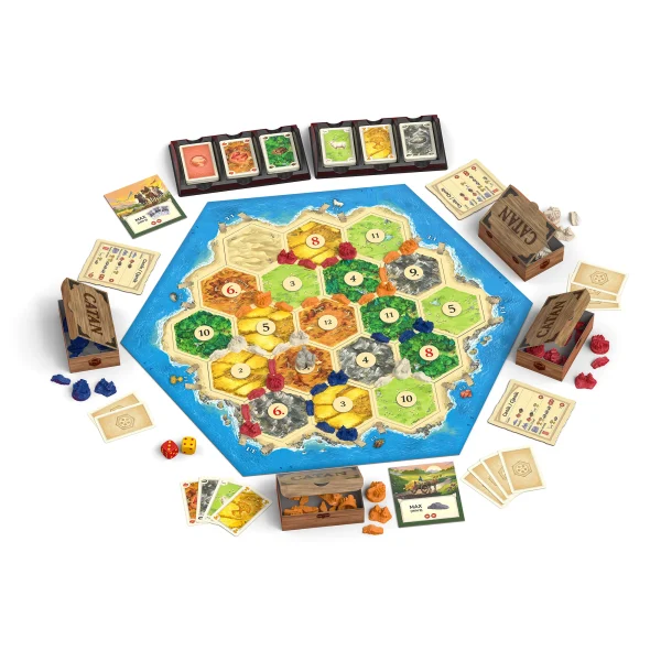 Postavljena igra Catan Postavljena igra Catan