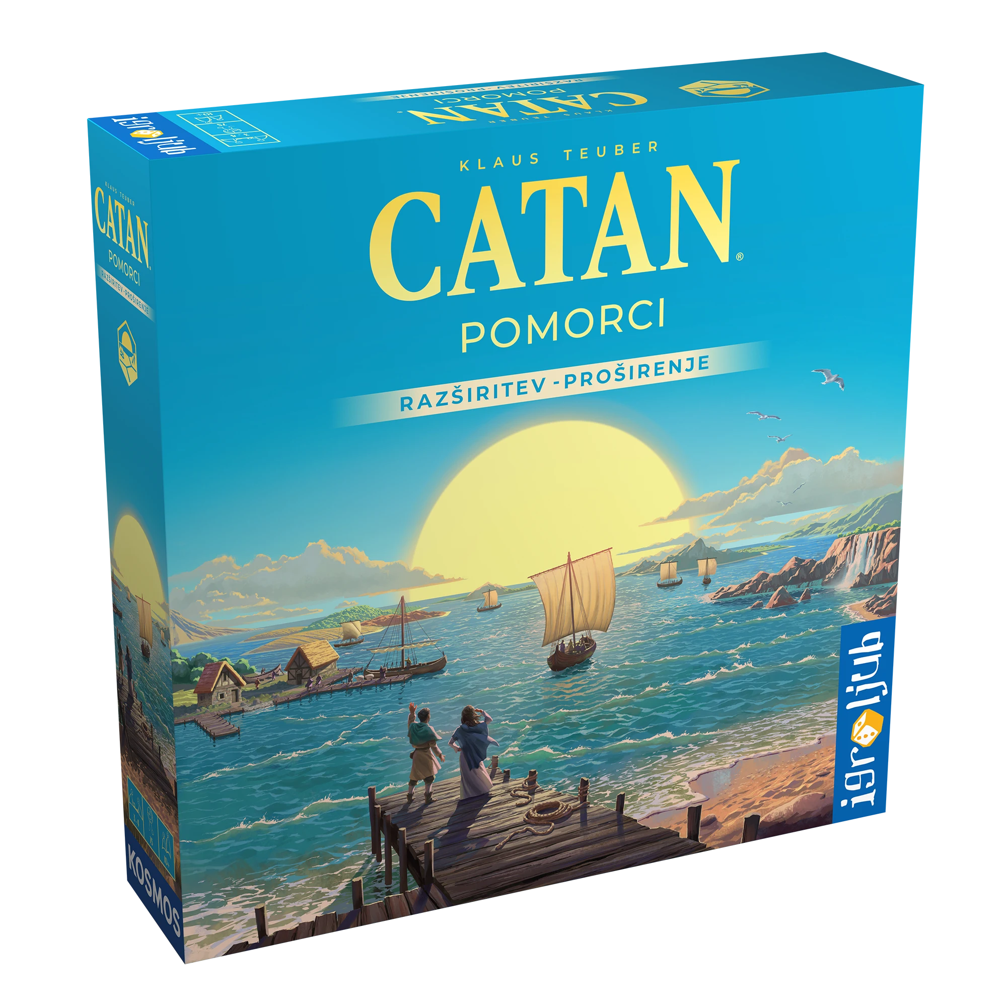 3d škatla Catan razširitve Pomorci