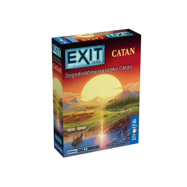 3d škatla igre EXIT: Dogodivščine na otoku Catan