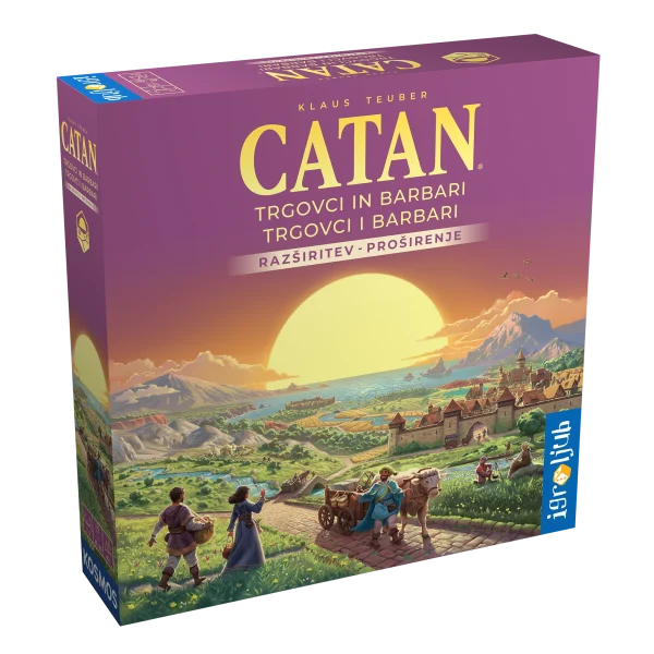 3d škatla razširitve osnovne igre Catan Trgovci in barbari