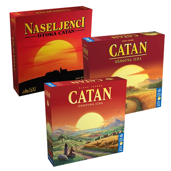 Dizajn igre Catan skozi leta
