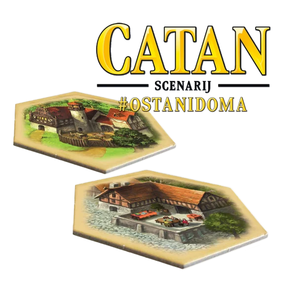 Scenarij #ostanidoma za osnovno igro Catan