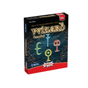 3d škatla stare izdaje igre Wizard
